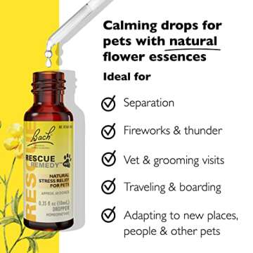 Bach Rescue Remedy Pet for Calming Anxious Pets