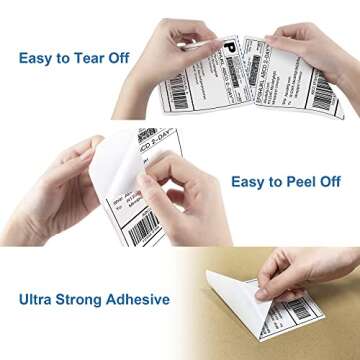 POLONO Thermal Shipping Labels for Easy Printing