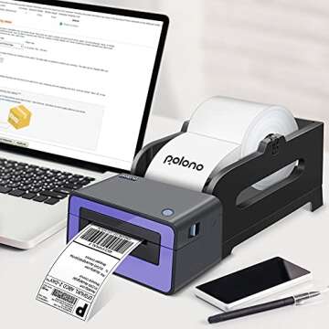 POLONO Thermal Shipping Labels for Easy Printing