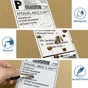 POLONO Thermal Shipping Labels for Easy Printing