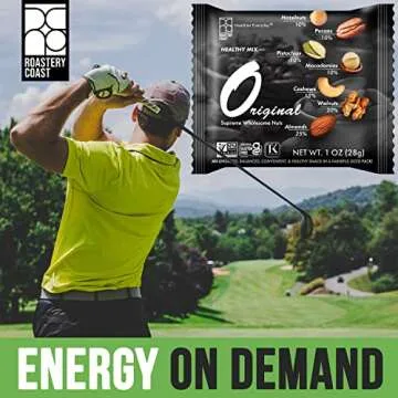 Roastery Coast - Daily Nuts Original Mixed Nuts | Mixed Nuts Snack Packs | Individually wrapped snacks | Unsalted Mixed Nuts | Nut Snacks | No peanuts | Deluxe assorted snack (22 Packs)