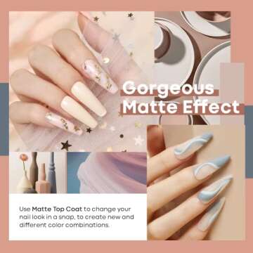 modelones Nude Gel Nail Polish Set - 6 Colors Neutral Skin Tone Gel Polish Soak Off Pale Pink Nail Polish Gel Peach Brown Gray Blue Gel Nail Kit All Seasons Nail Art Manicure Gifts DIY Home
