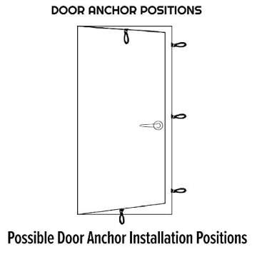 Iron Bull Strength Heavy Duty Door Anchor for All Fitness