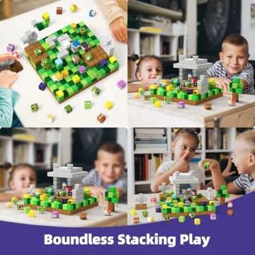 GobiDex Magnetic Blocks Kids Toys for Boys Girls 3+, Build MagWonder World with Zomblock Magnets Cubes, 2024 Upgraded STEM Game-Based Building Sensory Gift for Christmas Birthday