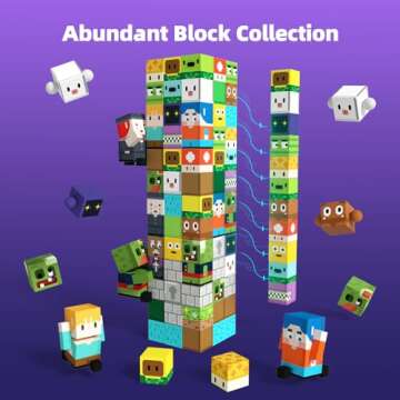 GobiDex Magnetic Blocks Kids Toys for Boys Girls 3+, Build MagWonder World with Zomblock Magnets Cubes, 2024 Upgraded STEM Game-Based Building Sensory Gift for Christmas Birthday