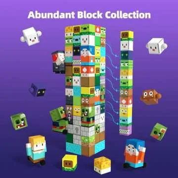 GobiDex Magnetic Blocks Kids Toys for Boys Girls 3+, Build MagWonder World with Zomblock Magnets Cubes, 2024 Upgraded STEM Game-Based Building Sensory Gift for Christmas Birthday