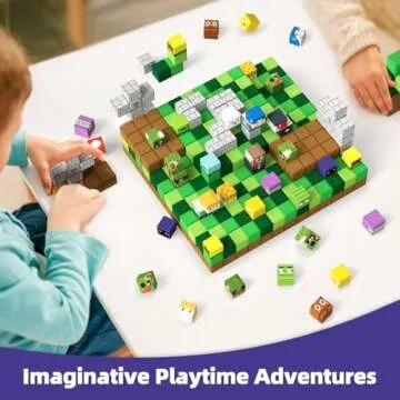 GobiDex Magnetic Blocks Kids Toys for Boys Girls 3+, Build MagWonder World with Zomblock Magnets Cubes, 2024 Upgraded STEM Game-Based Building Sensory Gift for Christmas Birthday