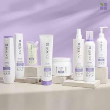 Biolage Hydra Source Styling Mousse | Provides Body & Natural Movement | Medium Hold | For Dry Hair | Paraben-Free | Vegan | 8.5 Fl. Oz