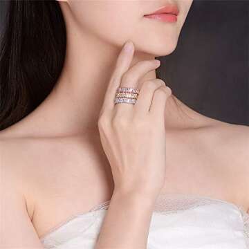 YOGEME AAA Baguette Ring – Elegant Fashion Jewelry