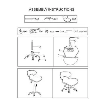 MAYAKOBA UMI Short Stool (Black), Rolling Seat with Adjustable Height 13"-15", Perfect for Kids Playing Room, Home Gardening, Kitchen and Garage