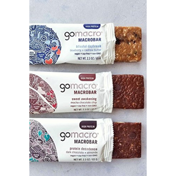 GoMacro Variety Pack 12 Flavors Vegan Protein Bars