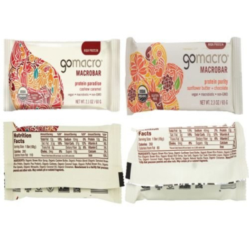 GoMacro Variety Pack 12 Flavors Vegan Protein Bars