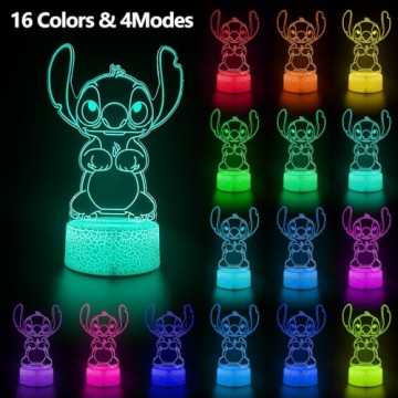 AIHYING LED Stitch Night Light with Remote Control