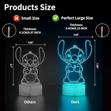 AIHYING LED Stitch Night Light with Remote Control