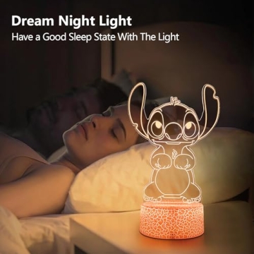 AIHYING LED Stitch Night Light with Remote Control