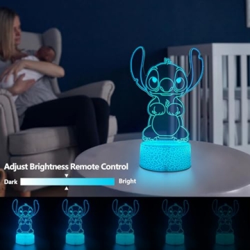 AIHYING LED Stitch Night Light with Remote Control