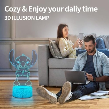 AIHYING LED Stitch Night Light with Remote Control