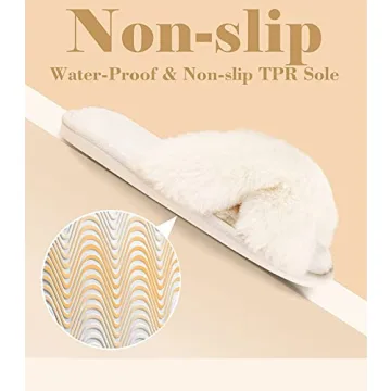 Ankis Women Fuzzy Fluffy Slippers for Cozy Comfort