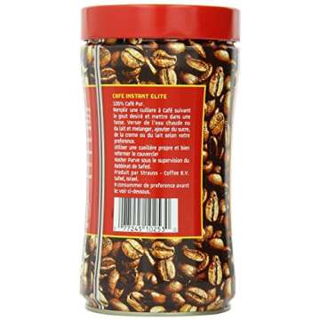 Premium Elite Instant Coffee 7oz (3 Pack) | Rich & Aromatic, Kosher