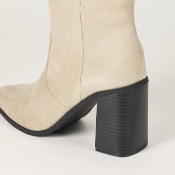 Cassandra Knee-High Western Boots for Women in Clay