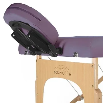 Saloniture Professional Portable Massage Table with Carrying Case