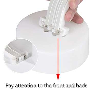 Vicila LED Neon Bat Lights Halloween Decorations, Bat Shape Neon Signs Night Lights Battery Operated Desk Table Lamp for Bedroom, Bar, Wall, Spooky Decor-Bat with Holder Base(Pink)