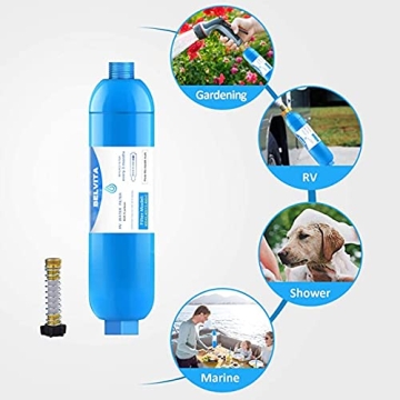 BELVITA RV Inline Water Filter - Safe Drinking Water Anytime