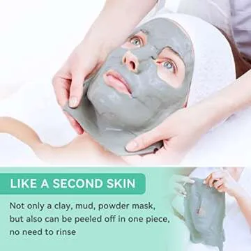 Fasplendor Peel-Off Jelly Face Mask, Professional Natural Alginate Modeling Powder with Dead Sea Mud...
