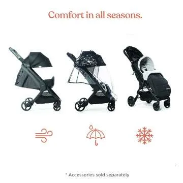 Ergobaby Metro+ Compact Lightweight Stroller Ideal for Travel