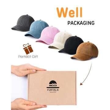 FURTALK Toddler Baseball Hat Stylish Sun Protection