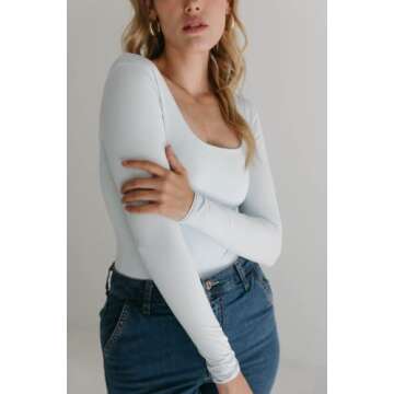 Almere Basics Long Sleeve Bodysuit - Stylish & Comfortable