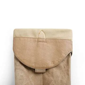 LISHAN Women's Western Cowboy Boots with Chunky Heels