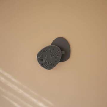 mushie Baby Bath Cradle Cap Brush | Soft Silicone Bristles for Dry Skin, Eczema, & Cradle Cap Treatment | 2-Pack (Tradewinds/Periwinkle)