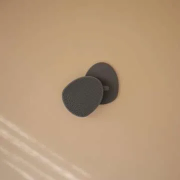 mushie Baby Bath Cradle Cap Brush | Soft Silicone Bristles for Dry Skin, Eczema, & Cradle Cap Treatment | 2-Pack (Tradewinds/Periwinkle)