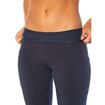 Marika Women's Eclipse Tummy Control Bootleg Pant, Midnight Blue, Medium
