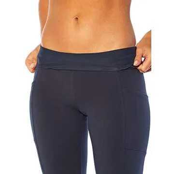 Marika Women's Eclipse Tummy Control Bootleg Pant, Midnight Blue, Medium