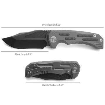 Miguron M Nagain Folding Knife - Premium EDC Titanium Design