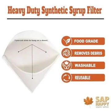 Maple Syrup Tapping Kit - (10) Taps for Maple Trees, (10) 3' Food Grade Maple Syrup Tubing Drops, (5) 1 Quart Maple Syrup Filters, Maple Syrup Drill Bit, Detailed Instructions, Recipe Cards