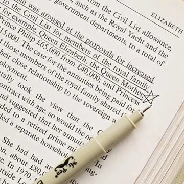 Mr. Pen Black Fineliners 0.25mm Set of 4 No Bleed Bible Pens