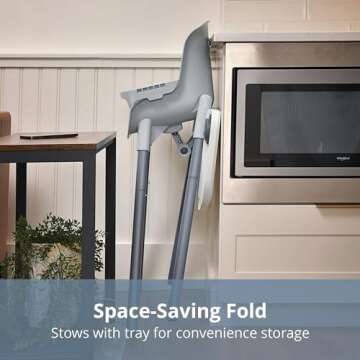 Chicco Zest 4-in-1 High Chair for Easy Clean and Use