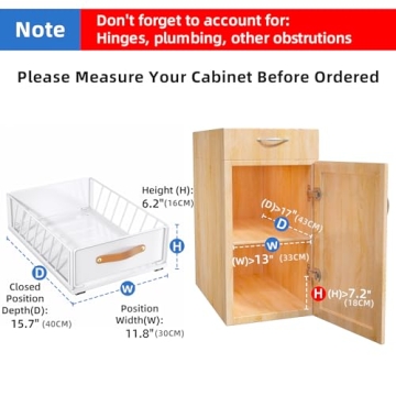 Pull-Out Organizer for Easy Cabinet Storage Solution