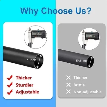 Byondeth Adjustable Curtain Rods for Stylish Windows