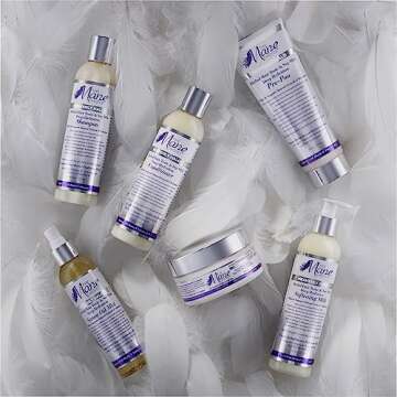 The Mane Choice Heavenly Halo Herbal Hair Tonic & Soy Milk Deep Hydration Mask, 8 Ounce