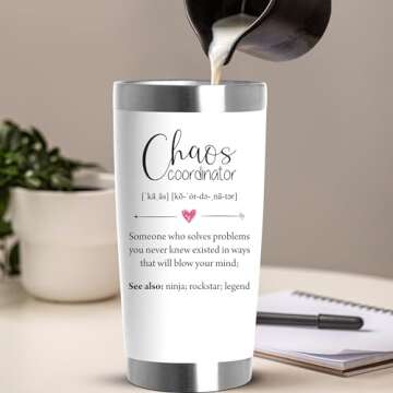 TinhCD Store Teacher Appreciation Gifts, Teacher Gifts for Women, Work Bestie, Coworker Leaving Gifts, Mothers Day Gifts for Mom, Wife, 20 Oz Stainless Steel Tumbler