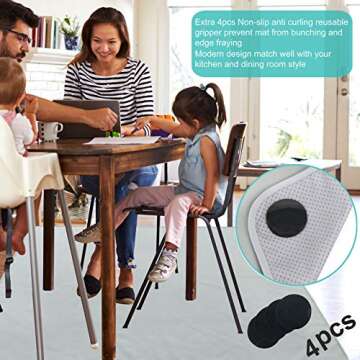 Paw Legend Washable Highchair Splat Mat - Anti-Slip Companion