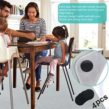 Paw Legend Washable Highchair Splat Mat - Anti-Slip Companion