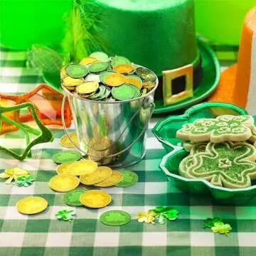 OHOME Gold Coins St Patrick's Day Decorations