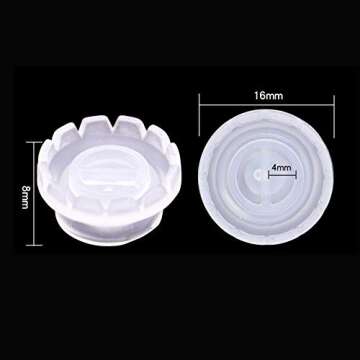 Luckycivia 300 Pcs Lashes Fan Glue Cups, Quick Cup for Sharpening or Closing Volume Fans Eyelash Extensions, Glue Holder and Lash Organizer Tool