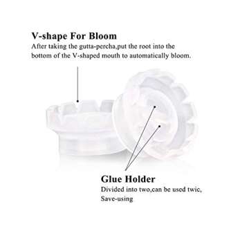 Luckycivia 300 Pcs Lashes Fan Glue Cups, Quick Cup for Sharpening or Closing Volume Fans Eyelash Extensions, Glue Holder and Lash Organizer Tool