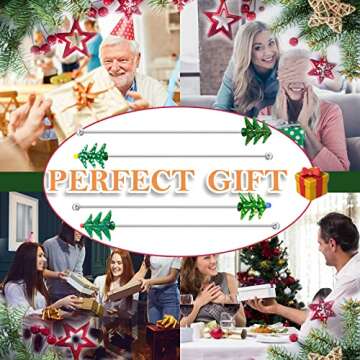 4Pcs Christmas Pine Tree Shape Cocktail Swizzle Stick Stainless Steel Coffee Stirrers Juice Milk Drink Stirring Rod Wedding Bar Beach Party Swizzle Sticks